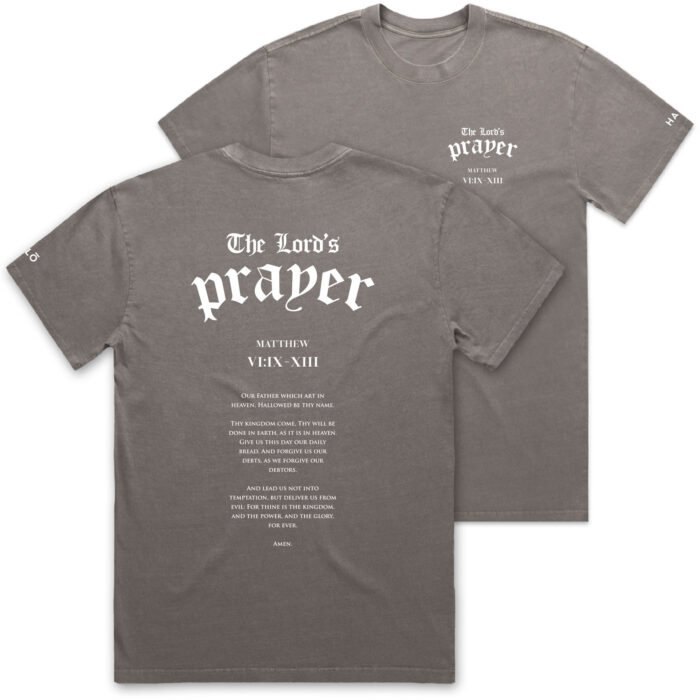 THE LORD's PRAYER HEAVY (FADED) TEE - Image 1