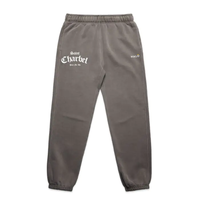 ST CHARBEL PRAY FOR US (FADED) TRACK PANTS - Image 1