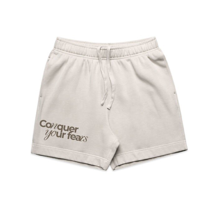 CONQUER YOUR FEARS (FADED) SHORTS - Image 5