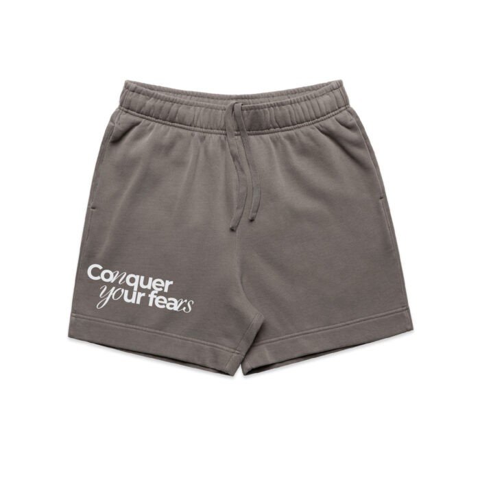 CONQUER YOUR FEARS (FADED) SHORTS - Image 3