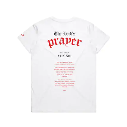 WO's THE LORD's PRAYER TEE - Image 3