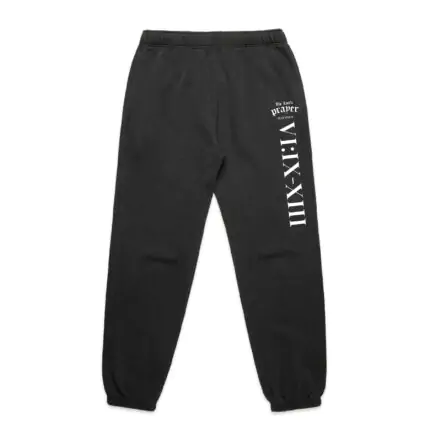 WO's THE LORD's PRAYER (FADED) TRACK PANTS - Image 3