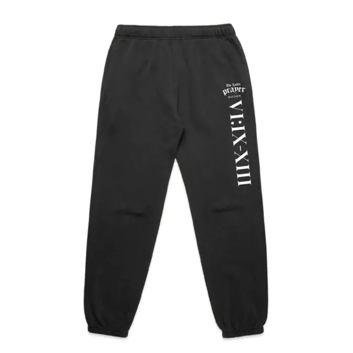 WO's THE LORD's PRAYER (FADED) TRACK PANTS - Image 3