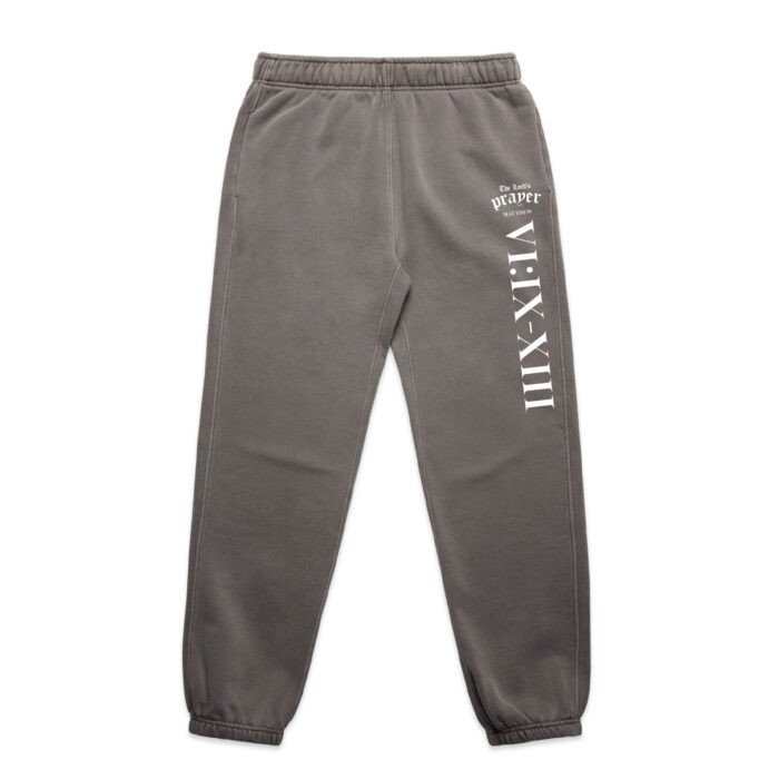 WO's THE LORD's PRAYER (FADED) TRACK PANTS - Image 5