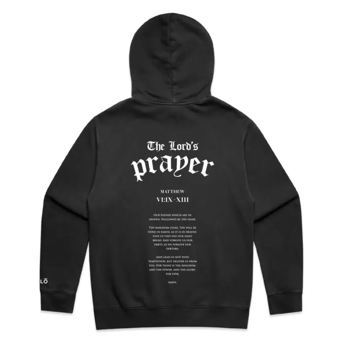 WO's THE LORD's PRAYER (FADED) HOOD - Image 6