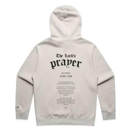 WO's THE LORD's PRAYER (FADED) HOOD - Image 4