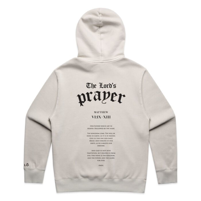 WO's THE LORD's PRAYER (FADED) HOOD - Image 4