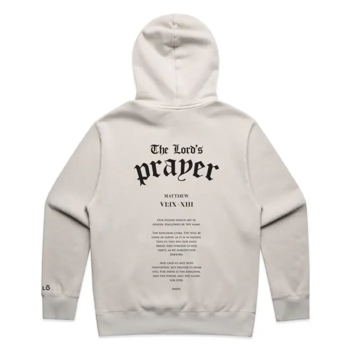WO's THE LORD's PRAYER (FADED) HOOD - Image 4