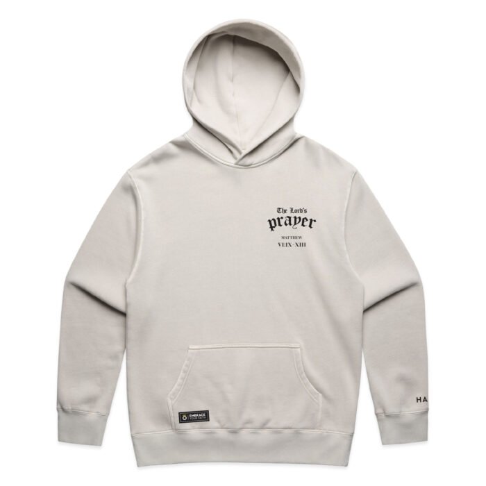 WO's THE LORD's PRAYER (FADED) HOOD - Image 5