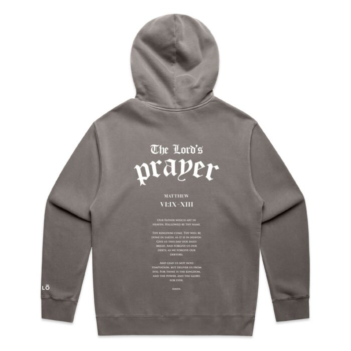 WO's THE LORD's PRAYER (FADED) HOOD - Image 2