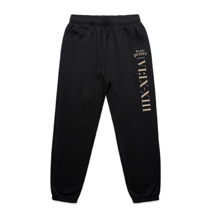 WO's THE LORD's PRAYER TRACK PANTS - Image 1