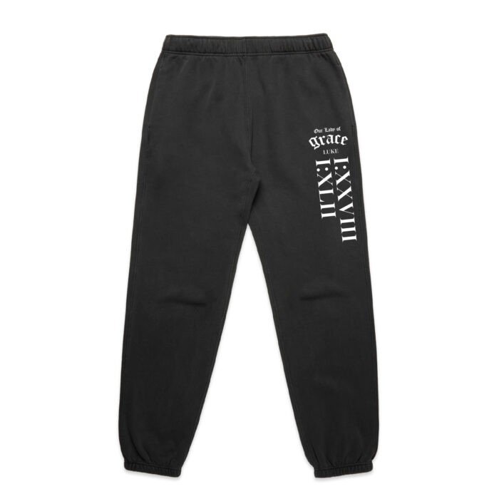 WO's OUR LADY OF GRACE (FADED) TRACK PANTS - Image 1