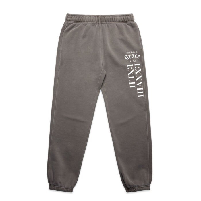 WO's OUR LADY OF GRACE (FADED) TRACK PANTS - Image 3