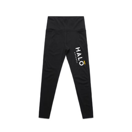 HWC503 Black Core Active Leggings Front