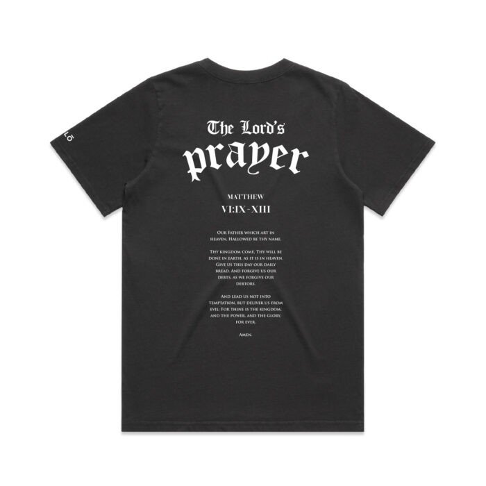 WO's THE LORD’s PRAYER (FADED) TEE - Image 6
