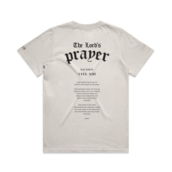 WO's THE LORD’s PRAYER (FADED) TEE - Image 2