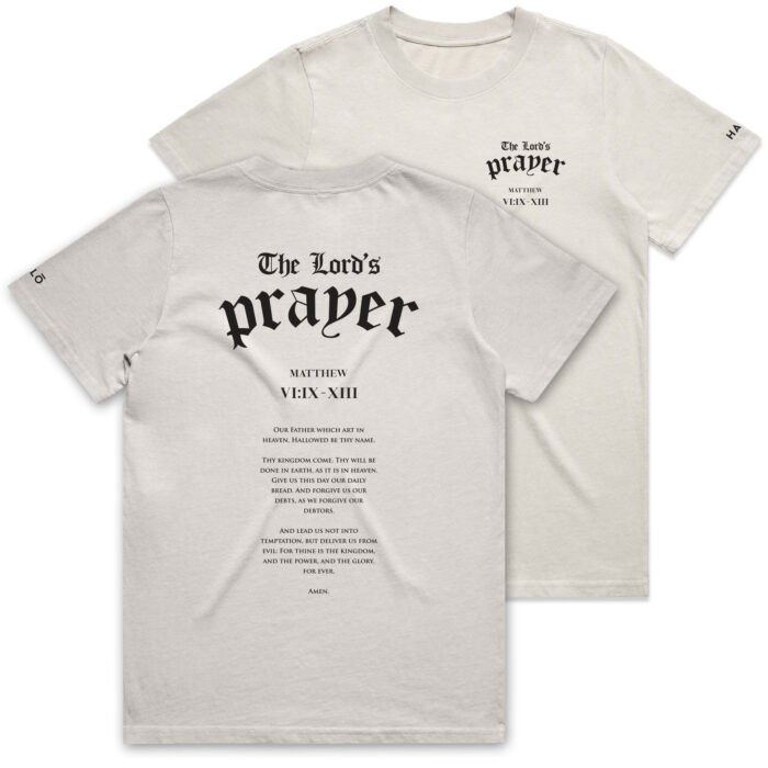 WO's THE LORD’s PRAYER (FADED) TEE - Image 1