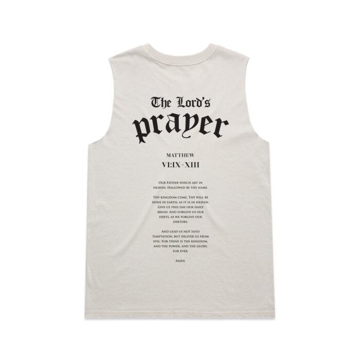 WO's THE LORD's PRAYER (FADED) TANK - Image 5