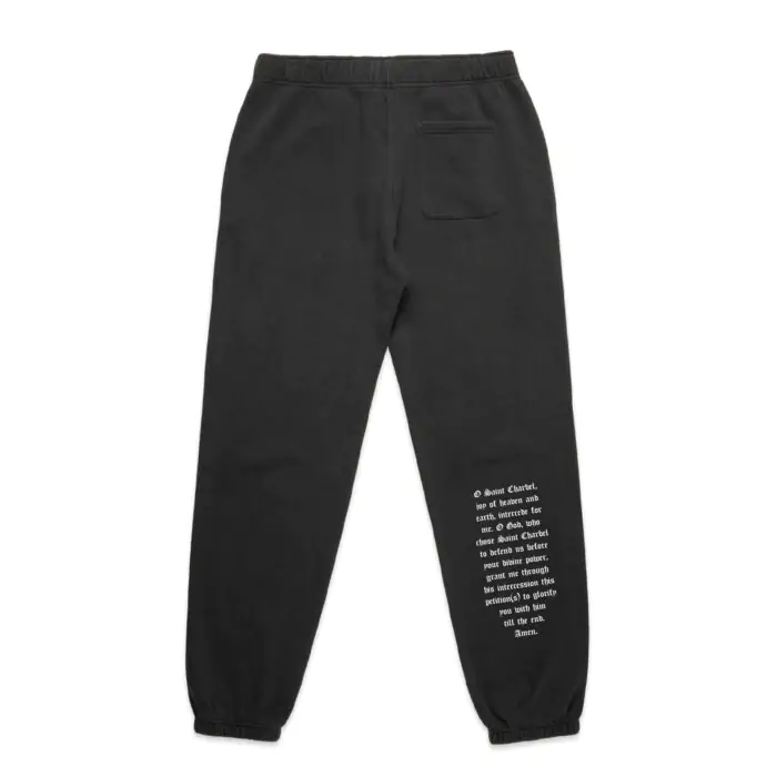 WO’s ST CHARBEL PRAY FOR US (FADED) TRACK PANTS - Image 6
