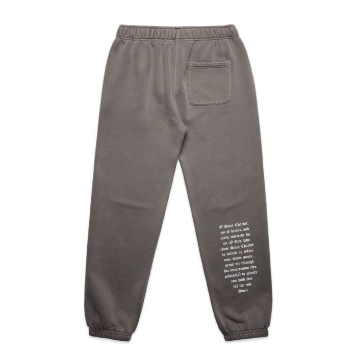 WO’s ST CHARBEL PRAY FOR US (FADED) TRACK PANTS - Image 2