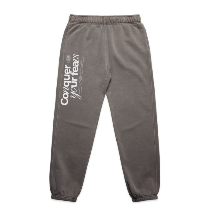 WO’s CONQUER YOUR FEARS (FADED) TRACK PANTS - Image 5