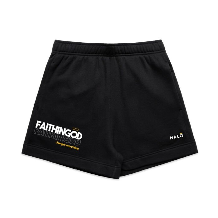 WO’s FAITH IN GOD SHORTS - Image 1