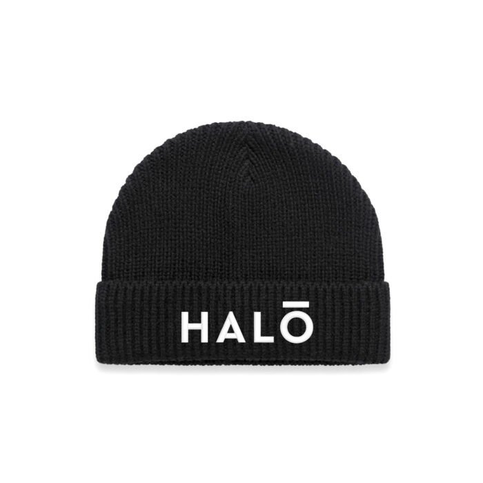 RIBBED KNIT BEANIE - Image 1