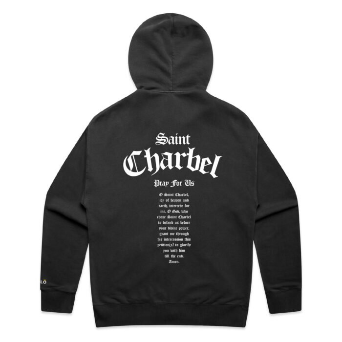 ST CHARBEL PRAY FOR US (FADED) ZIP HOOD - Image 1