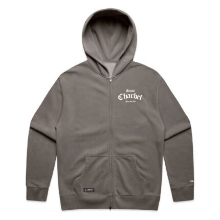 ST CHARBEL PRAY FOR US (FADED) ZIP HOOD - Image 4