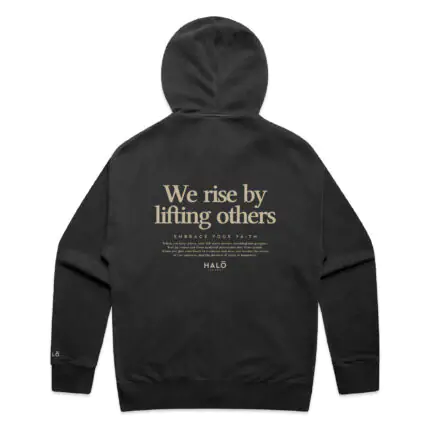 WE RISE BY LIFTING OTHERS (FADED) ZIP HOOD - Image 3