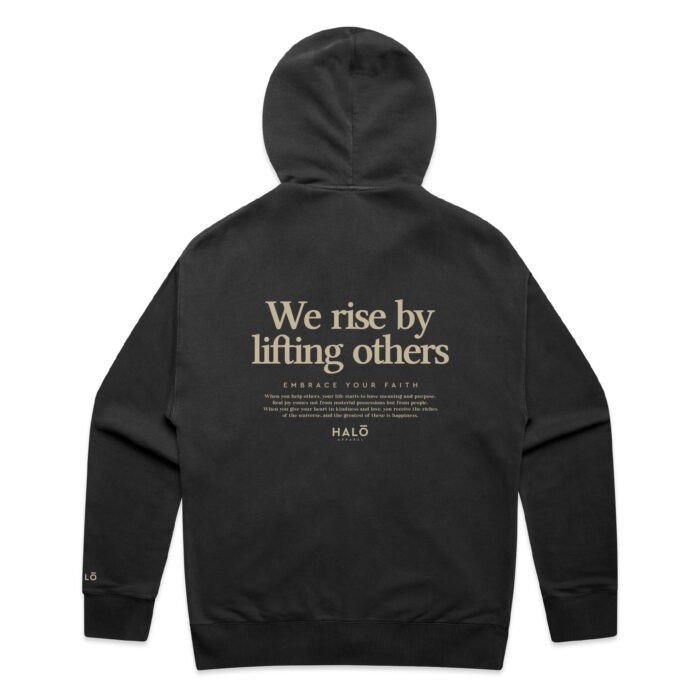 WE RISE BY LIFTING OTHERS (FADED) ZIP HOOD - Image 3
