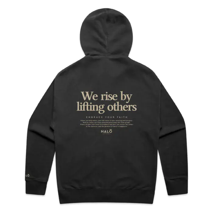 WE RISE BY LIFTING OTHERS (FADED) ZIP HOOD - Image 3