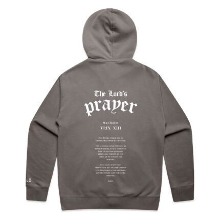 THE LORD's PRAYER (FADED) ZIP HOOD - Image 3