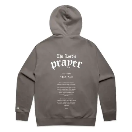 THE LORD's PRAYER (FADED) ZIP HOOD - Image 3