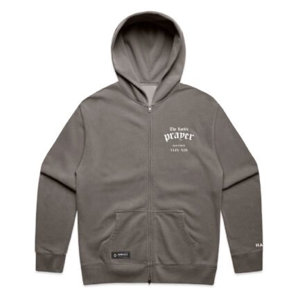 THE LORD's PRAYER (FADED) ZIP HOOD - Image 4