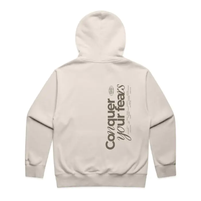 CONQUER YOUR FEARS HEAVY ZIP HOOD - Image 1