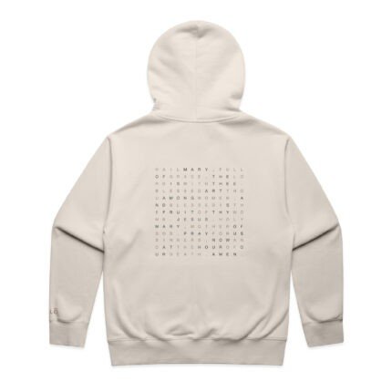 HAIL MARY PRAYER HEAVY ZIP HOOD - Image 3