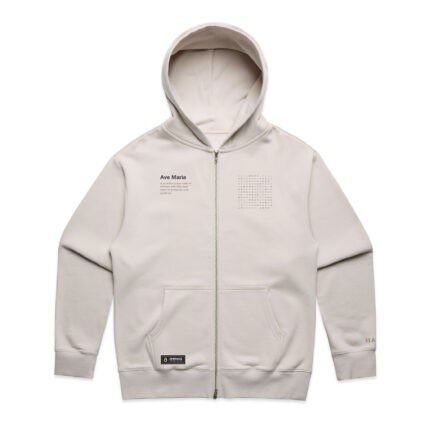 HAIL MARY PRAYER HEAVY ZIP HOOD - Image 4