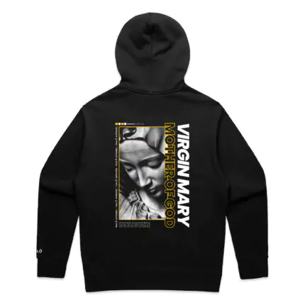 VIRGIN MARY MOTHER OF GOD ZIP HOOD - Image 3