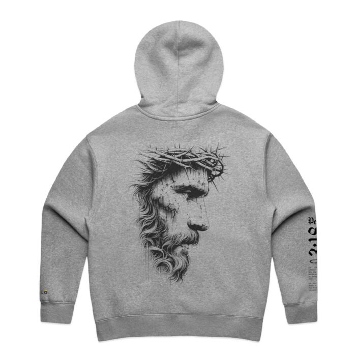 WO’s PETER 3:18 ZIP HOOD - Image 1