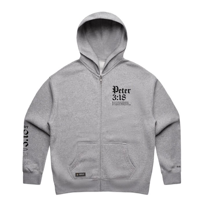 WO’s PETER 3:18 ZIP HOOD - Image 2