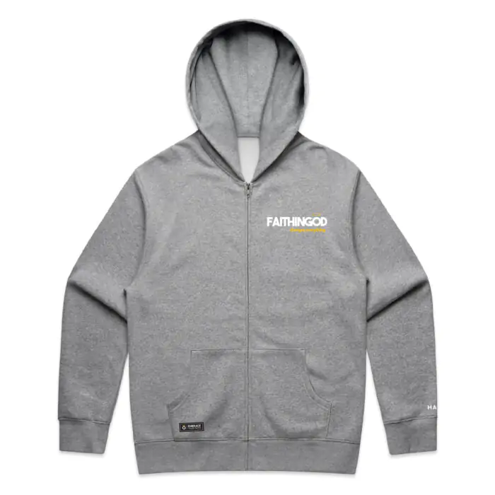 WO’s FAITH IN GOD ZIP HOOD - Image 2