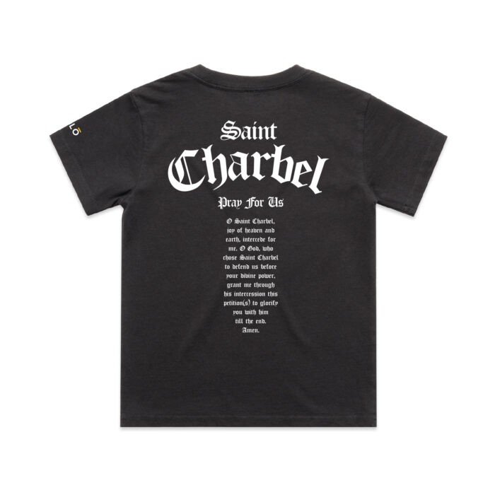 YOUTH ST CHARBEL PRAY FOR US (FADED) TEE - Image 2