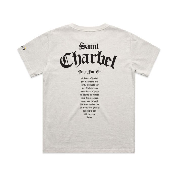 YOUTH ST CHARBEL PRAY FOR US (FADED) TEE - Image 6