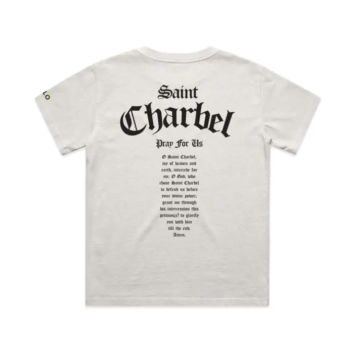 YOUTH ST CHARBEL PRAY FOR US (FADED) TEE - Image 6
