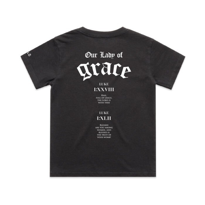 YOUTH OUR LADY OF GRACE (FADED) TEE - Image 2