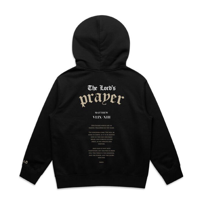 YOUTH THE LORD's PRAYER HOOD - Image 1