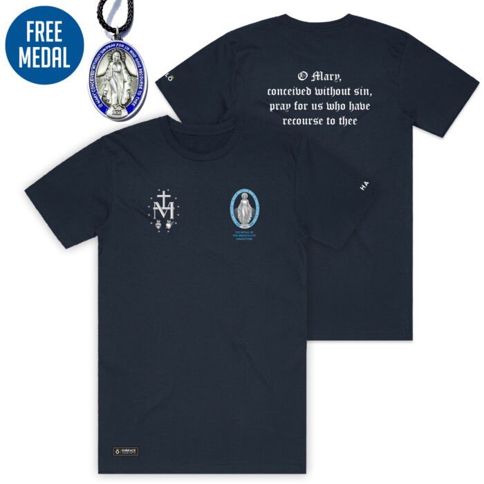 IMMACULATE CONCEPTION MEDAL TEE - Image 1