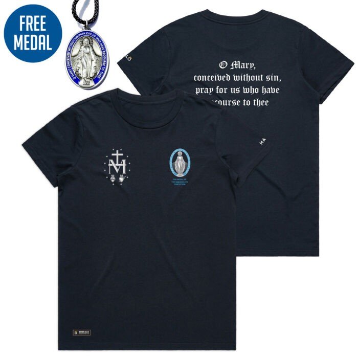 WO’s IMMACULATE CONCEPTION MEDAL TEE - Image 1