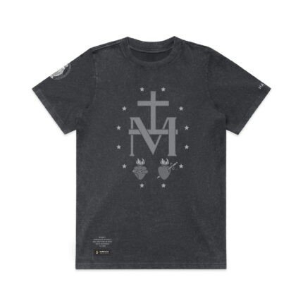 WO’s MIRACULOUS MEDAL SYMBOL (STONE WASH) TEE - Image 4